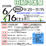 【募集案内】稲刈り体験(多種目スポーツ活動)